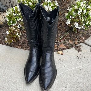 Justin iguana cowboy boots size 10 1/2D